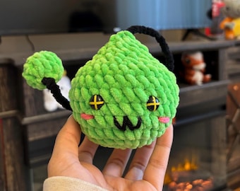 Maplestory Green Slime Crochet Plush