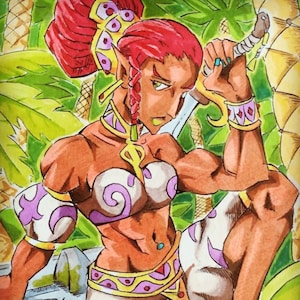 Colored Manga Illustrations