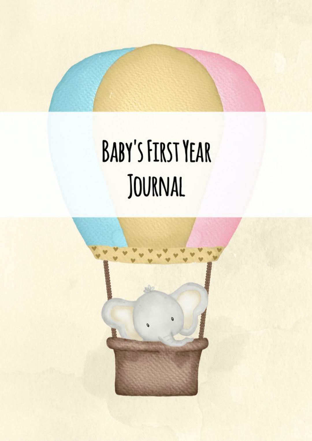 Baby's First Year Journal-template - Etsy