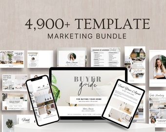 Real Estate Marketing Instagram  Social Media Templates , Guide, Real Estate Instagram, Postcard Buyer Seller Guide, Realtor Flyers