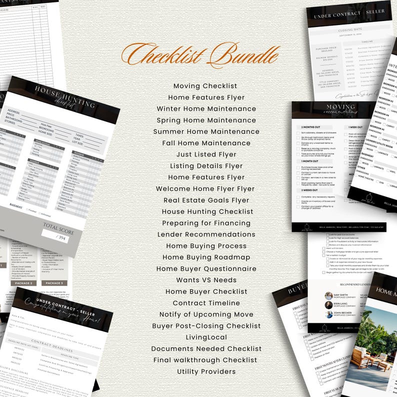 Modèle de marketing immobilier, Instagram Offre groupée de médias sociaux pour l'immobilier, Marketing immobilier, Agent immobilier Instagram PostTemplate Canva image 6