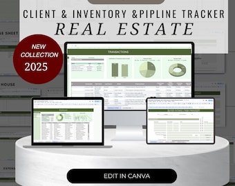 Lista de clientes inmobiliarios Hojas de cálculo de Google Leads Tracker CRM con seguimiento Calendario Panel de control del cliente Cumpleaños y aniversario de la casa