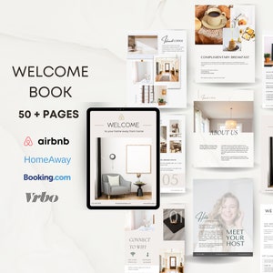 Modèle d'offre groupée hôte Airbnb pour livre de bienvenue Modèle Airbnb, enseignes Airbnb modifiables, listes de contrôle de nettoyage, imprimés Airbnb, ensemble hôte VRBO image 3