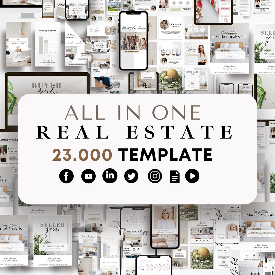 Seller Real Estate Marketing Social Media Instagram Bundle ,realtor ...