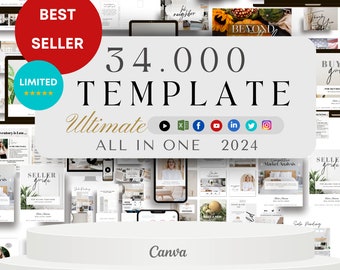Real Estate Social Media Instagram Reels Post Story Facebook  Bundle ,Realtor instagram PostTemplate Canva