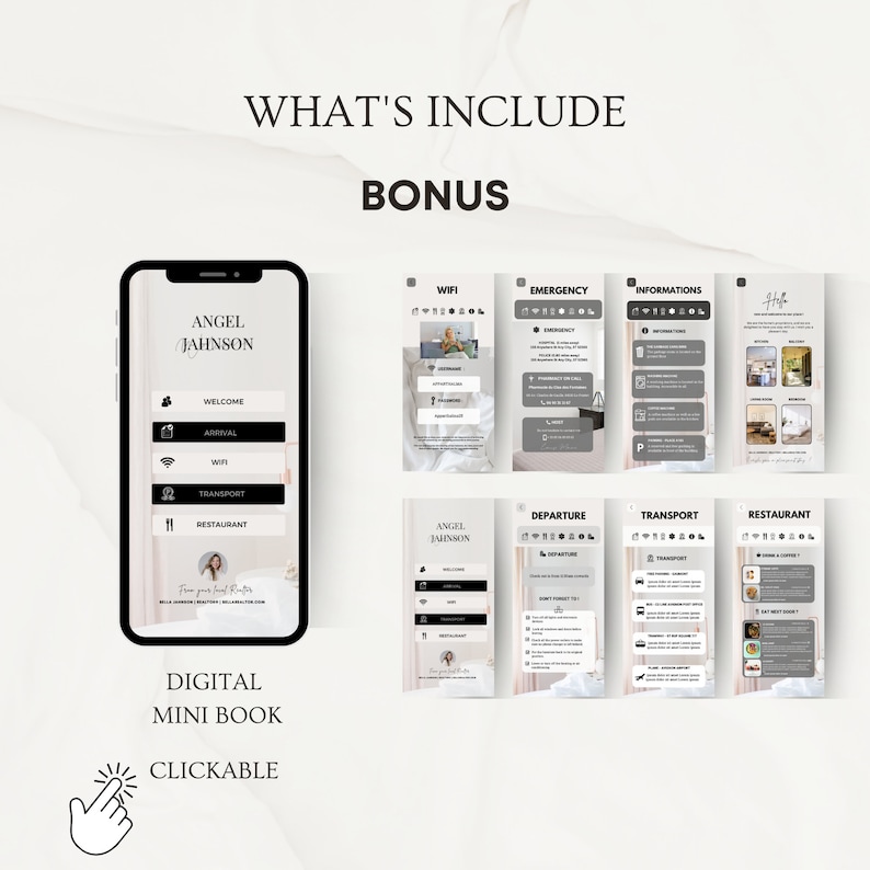 Airbnb Host Bundle Template Welcome Book Airbnb template, Editable Airbnb Signs, Cleaning Checklists, Airbnb Printables, VRBO host bundle image 10