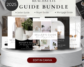 Real Estate Seller Buyer Marketing Guide Templates ,cma, Fsbo, Real Estate Mortgage Guide, Realtor Brand