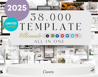 Real Estate Marketing Reels  Template Social Media Instagram Bundle ,Realtor instagram PostTemplate Canva