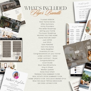Modèle de marketing immobilier, Instagram Offre groupée de médias sociaux pour l'immobilier, Marketing immobilier, Agent immobilier Instagram PostTemplate Canva image 5