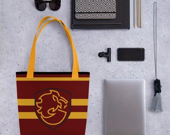 H Wizard House Gryffin Tote Bag