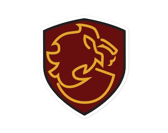 H Wizard House Gryffin Stickers