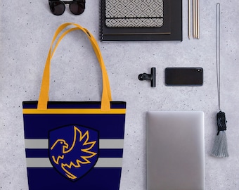 H Wizard House Raven Tote Bag