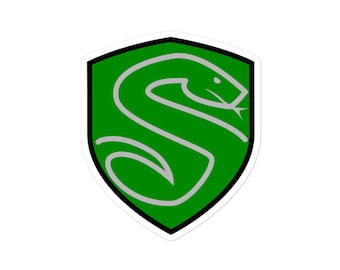 H wizard House Slyther Stickers