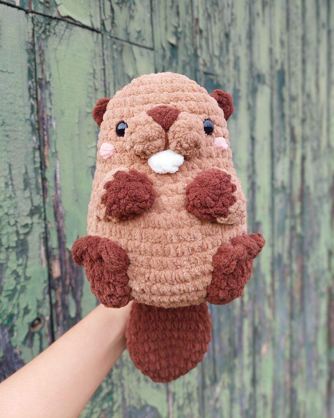 Beaver Crochet Pattern, Amigurumi Chubby Beaver PDF Pattern