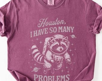 Retro Funny Cat Coffee Graphic T-Shirt