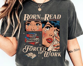 Comfort Colors® Book Lovers T-Shirt, Funny Reader Books Addict Tee, 90s Y2K Retro Vintage Graphic, Smut Shirt, Womens Tshirt, Gift for Her