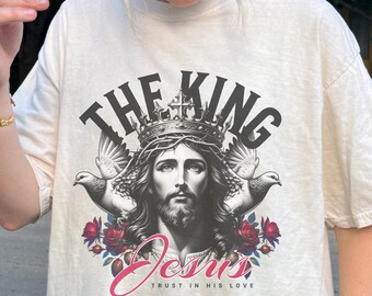 Jesus Shirt, Easter T-Shirt, 90s Y2K Retro Vintage Graphic Tee, Christian Gifts, Trendy God Shirt, Christ Shirt, Gift For Him, Gift For Her