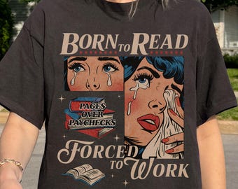 Book Lovers T-Shirt, Funny Reader Books Addict Tee, 90s Y2K Retro Vintage Graphic, Smut Shirt, Womens Tshirt, Library Reading Gift for Her