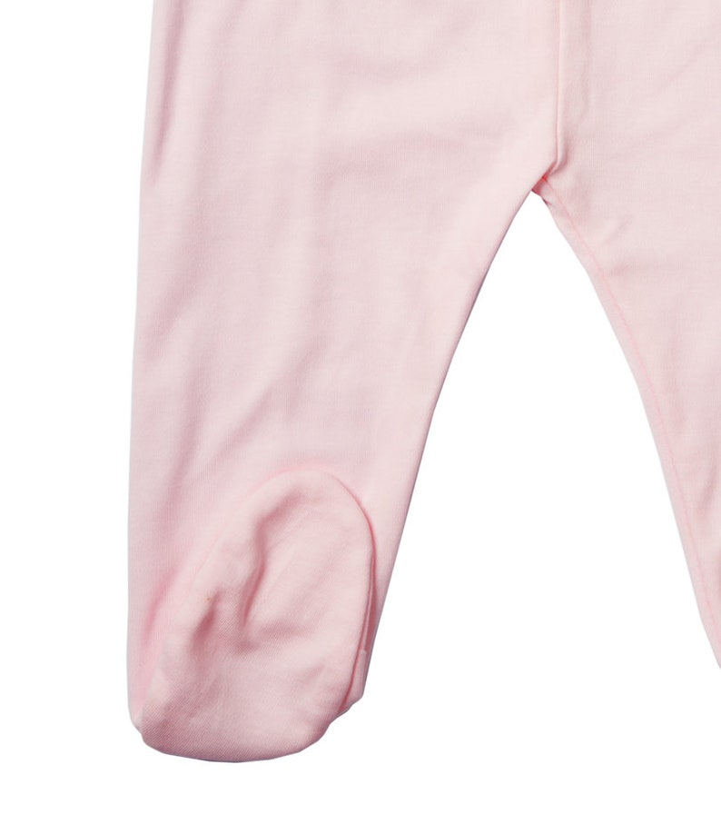 Pink Footed Pants Pima Baby Footed Pant 100 Pima Cotton Baby Pants Baby Footed Pants Newborn