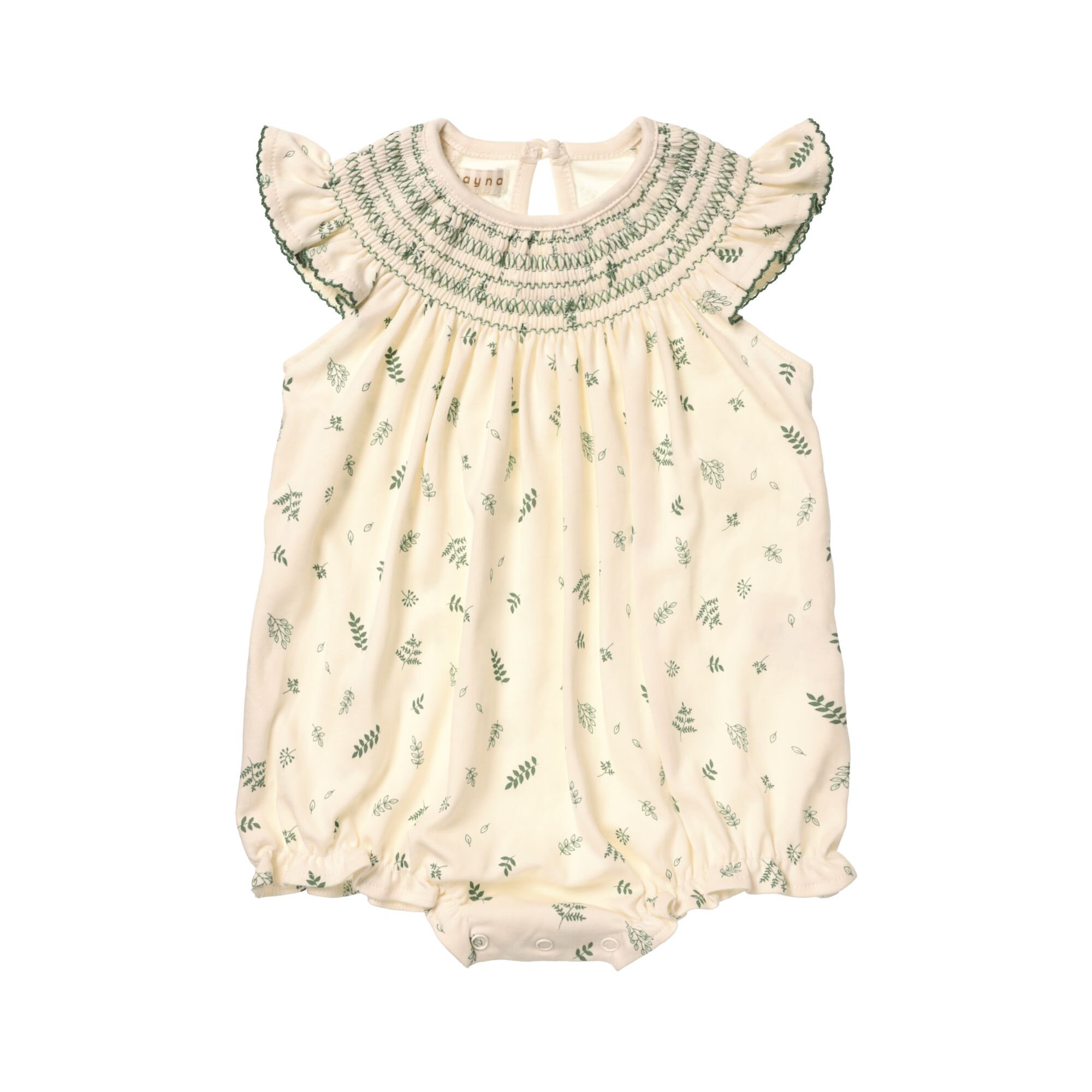 Baby Girl Smocked Bubble Bodysuit Smocked Bubble Floral Onepiece Pima