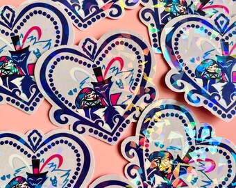 Stickers Fizzarolli Asmodeus helluva boss- stickers Ozzie and Fizzarolli Helluva