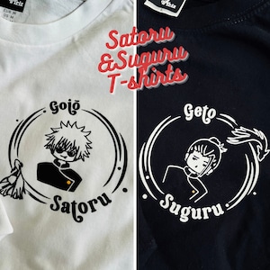 T-shirt SatoSugu anime Jujuts.u - t-shirt anime jujuts.u Satoru Suguru SuguSato
