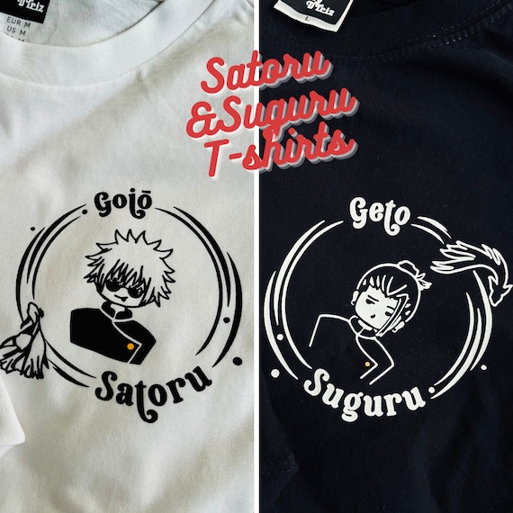 T-shirt SatoSugu  anime gift Jujuts.u Satoru Suguru SuguSato