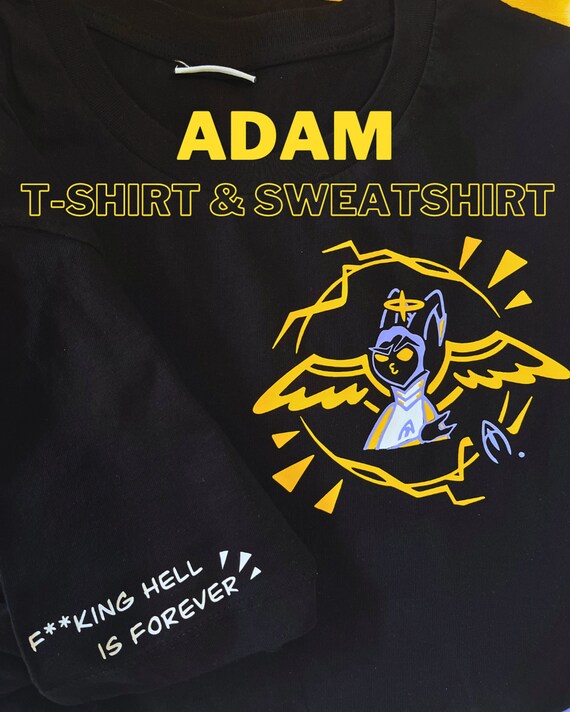 Adam Hazbin Hotel Shirt, Hoodie & Sweatshirt | Hazbin Hotel Merch, Anime Shirt, Adam Fanart, Gift for Fans