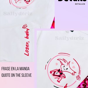 Hazbin Hotel Huskerdust Angel Dust x Husk T-shirt Sweatshirt Fanart Anime Merch bild 2