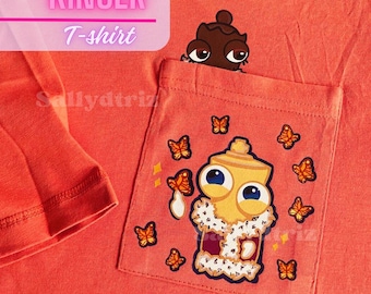 Kinger Pocket Shirt | The Amazing Digital Circus T-shirt, TADC Merch, Cartoon Fanart Cadeau