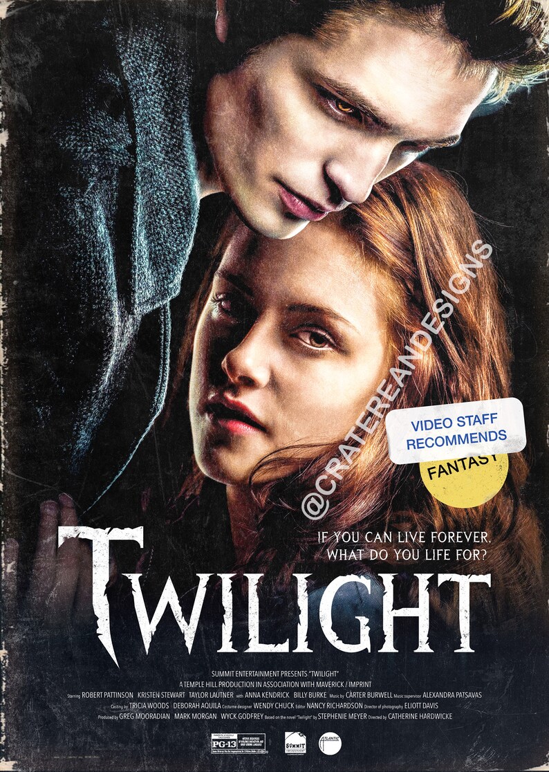 Twilight VHS Alternative Poster Etsy Australia