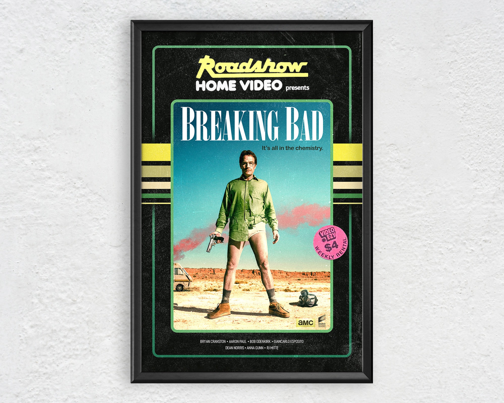 Breaking Bad VHS, 90s, TV Series Poster Etsy Singapore
