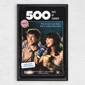 500 Days Of Summer | VHS Inspired Movie Poster