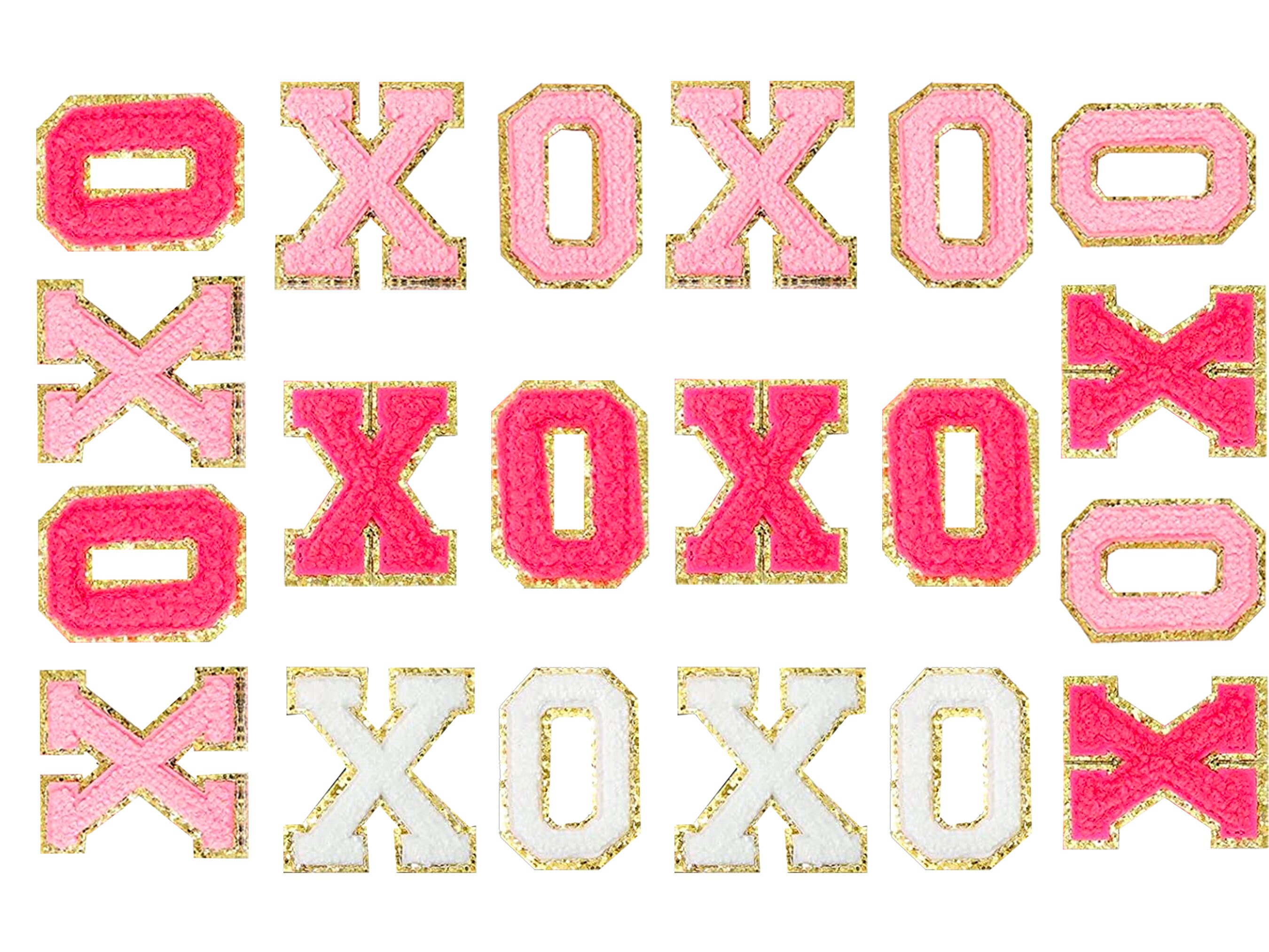Pippa Lane Self Adhesive Letter Patches for Clothing (26pc Sew, Glue or Stick on Letters). 2.5 inch Decals, Cute Stick on Patches, Varsity Chenille