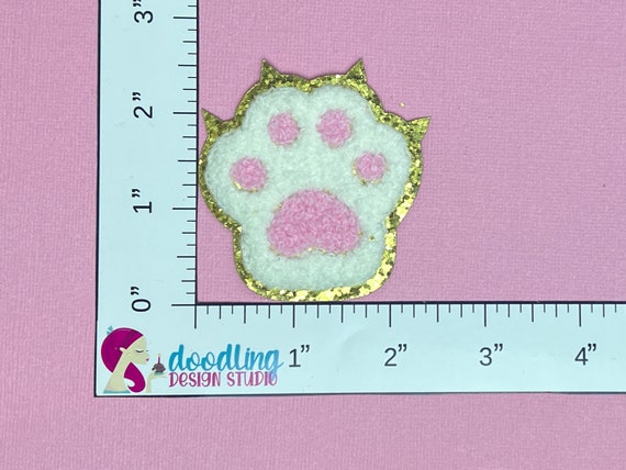 Puppy Chenille Patch, Dog Patch, Animal Embroidered Patch, Self