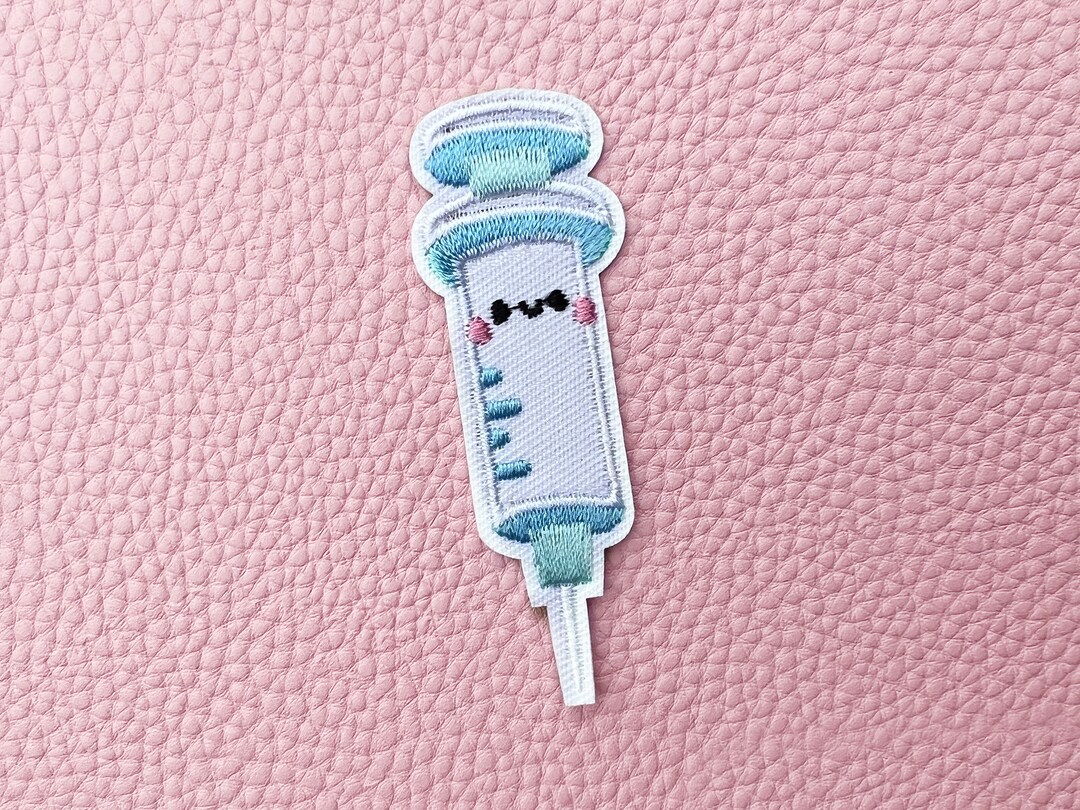 Nurse Patch Embroidery Ironon Patch Medical Vaccine Patch Etsy