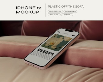iPhone Mockup PSD, Website Mockup, Device Mockup, Digital Planner Mockup, Etsy Listing Mockup, Responsive UI, Screen Template, Moody, Dark