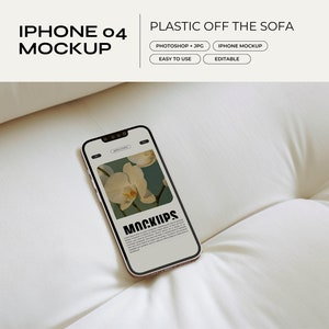 iPhone Mockup PSD | Website Mockup, Device Mockup, Digital Planner Mockup, Etsy Listing Mockup, Responsive UI, Screen Template, Bright Light