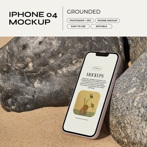 iPhone Mockup PSD | Website Mockup, Device Mockup, Digital Planner Mockup, Etsy Listing Mockup, Responsive UI, Screen Template, Outdoors