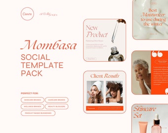 Skincare Social Media Template | Esthetician Instagram | Medspa Templates | Beauty Products | Skincare Posts | Esthetician Social Media