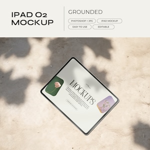 iPad Mockup PSD, Website Mockup, Tablet Mockup, Digital Planner Mockup, Etsy Listing Mockup, Responsive UI, Screen Template, Flatlay, Shadow