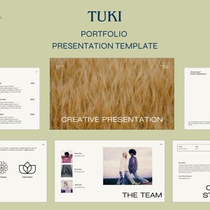 Tuki | Portfolio Presentation Template for Creatives | Artist & Photographer Canva Portfolio | Graphic Designer Professional Portfolio