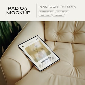 iPad Mockup PSD | Website Mockup, Tablet Mockup, Digital Planner Mockup, Etsy Listing Mockup, Responsive UI, Screen Template, Modern