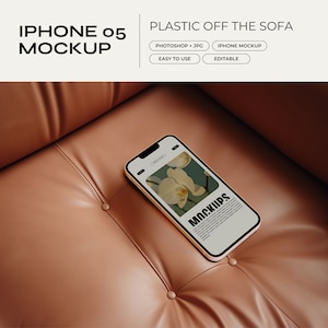 iPhone Mockup PSD | Website Mockup, Device Mockup, Digital Planner Mockup, Etsy Listing Mockup, Responsive UI, Screen Template, Realistic