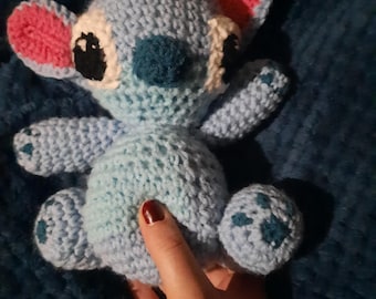 Amigurumi de punto de crochet hecho a mano
