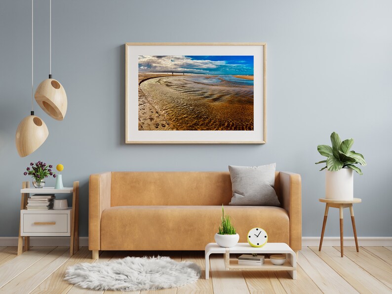 Sandy Beach Print - Etsy