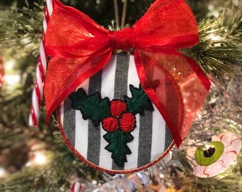 Maretak Hand Borduurwerk Kerst Ornament