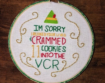 Buddy De Elf Borduurwerk