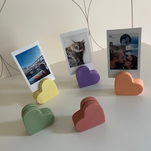 Zement-Fotorahmen/Herzförmiger Fotorahmen/Visitenkartenhalter/Herzrahmen