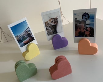 Cement Photo Frame/Heart Shaped Photo Frame/Business Card Holder/Heart Frame